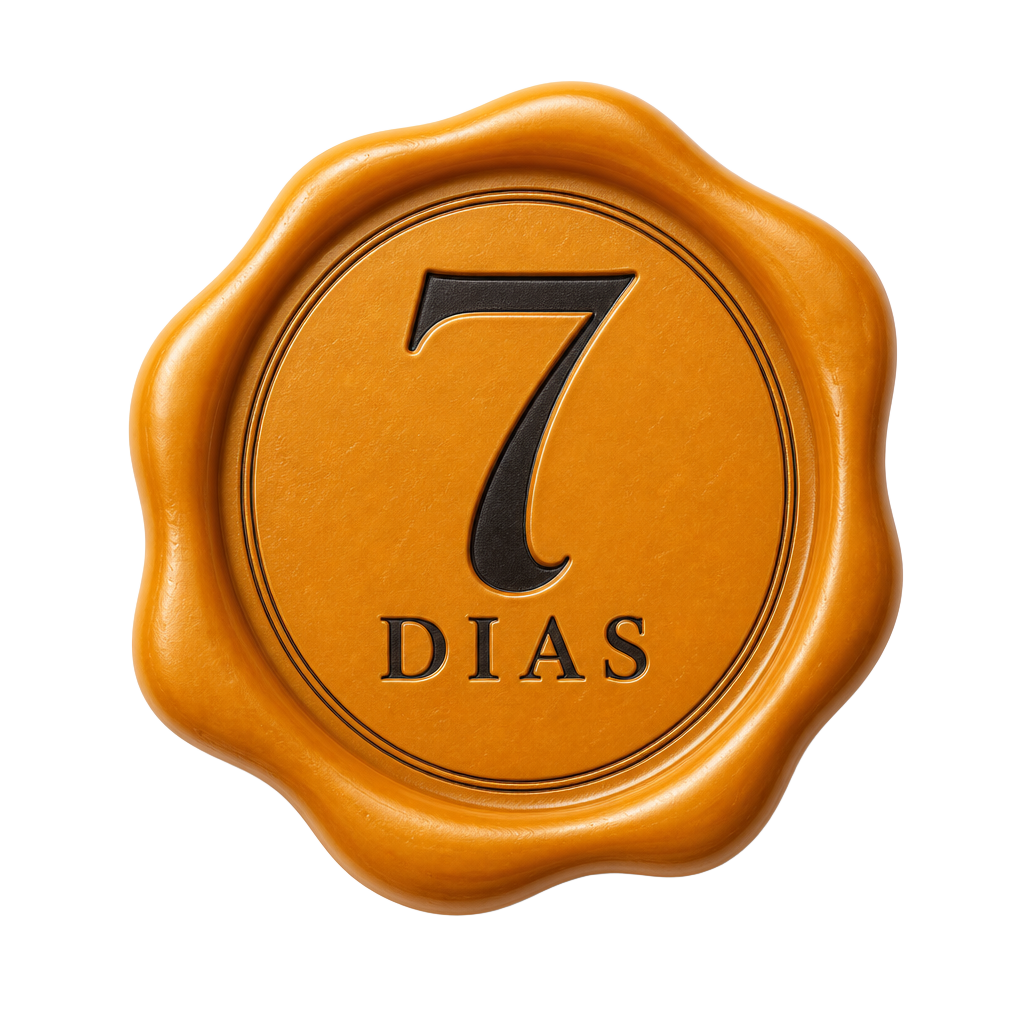 Garantia de 7 dias