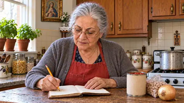Nonna Filomena's price notebook
