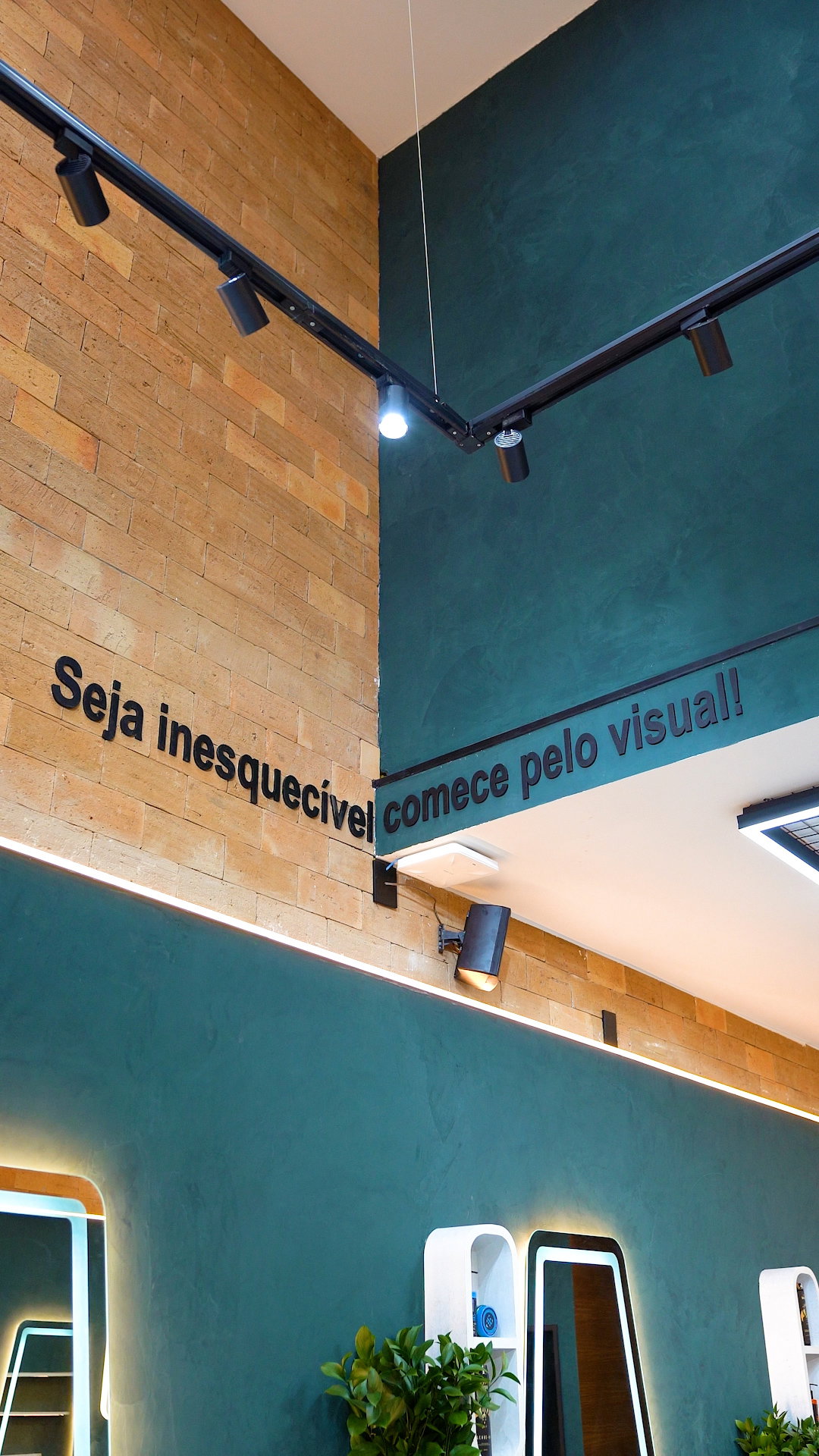A frase na parede