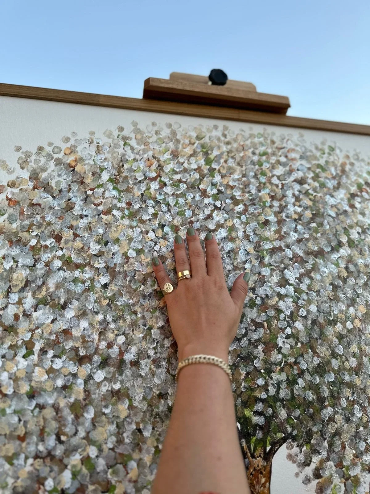 Detalhe &mdash; digitais na obra